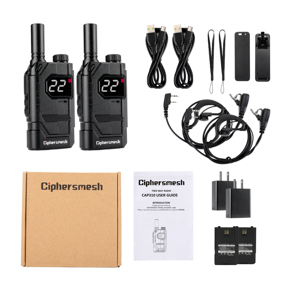 CAP310 Business FRS 22 Channels Two-Way Radio EzCarry for Hotel ...